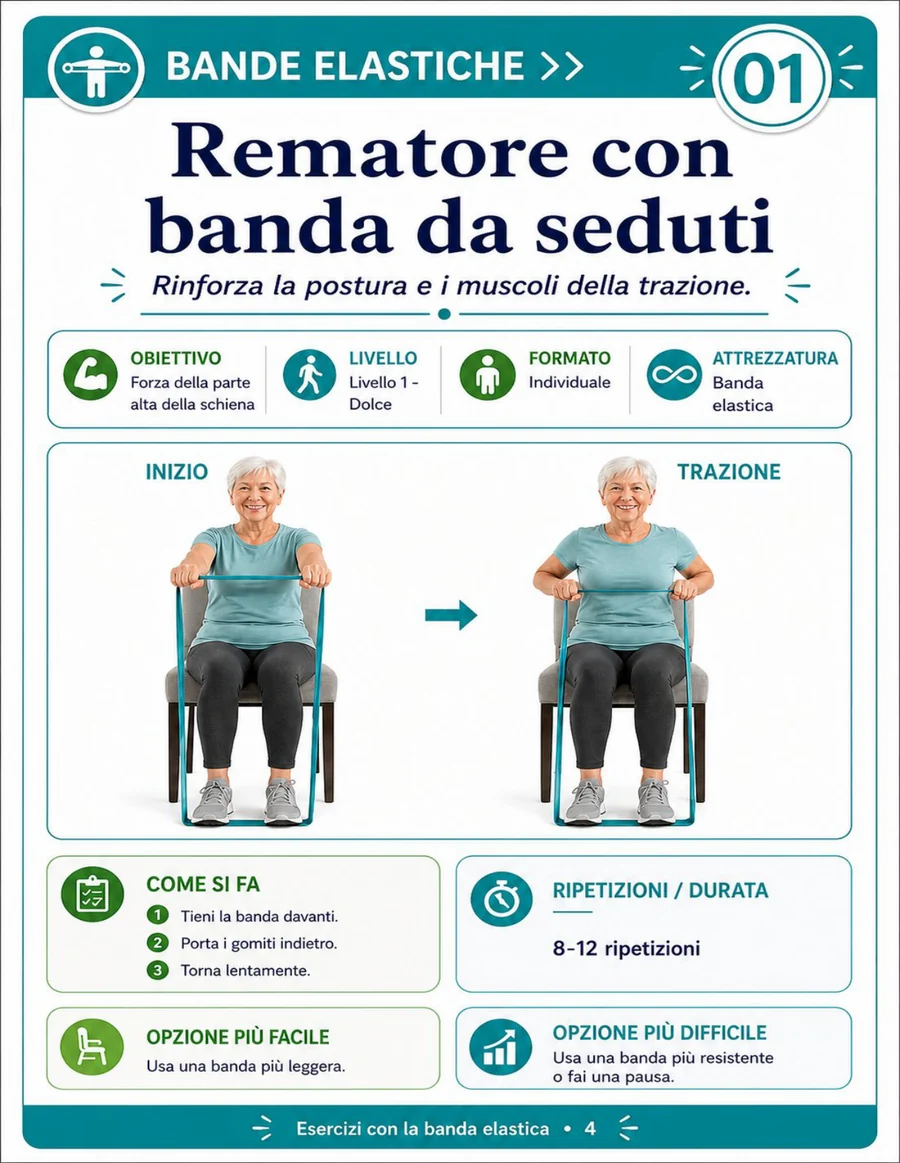 Pagina del kit: allungamento posteriore della coscia